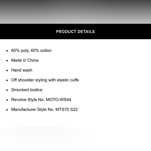 More To Come Abigail Smocked Top in Black & White - Picture 5 of 5